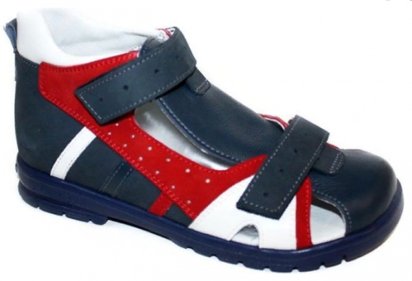 Основное фото 1130-1-КП 3,13,46,99 (джинс) Туфли открытые дошкол